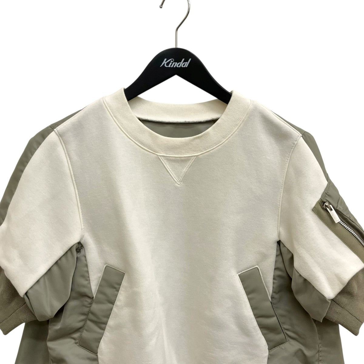 24SSNylon Twill Sponge Sweat Pullover半袖スウェット24-07539