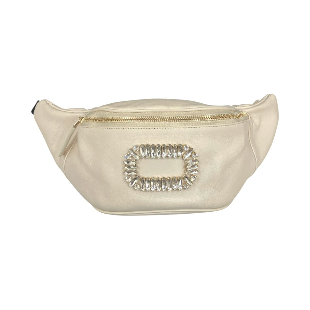クリスタルバックルレザーウエストBAG