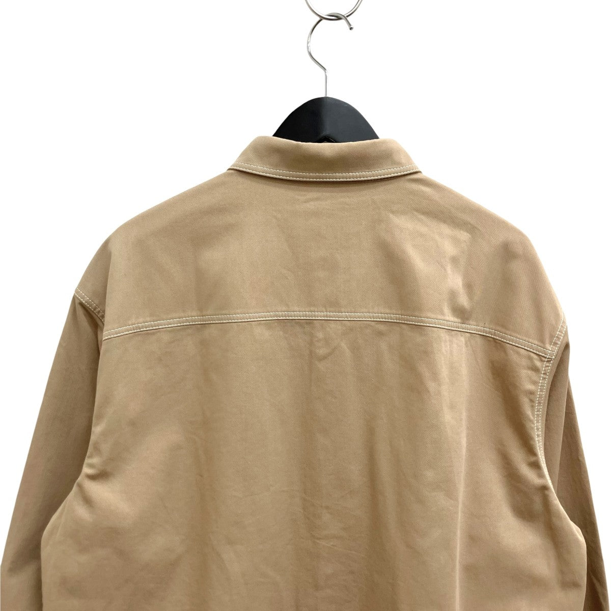 23AW トライアングル ロゴ コットン ポリウレタン シャツ ジャケット SC696 S232 1081