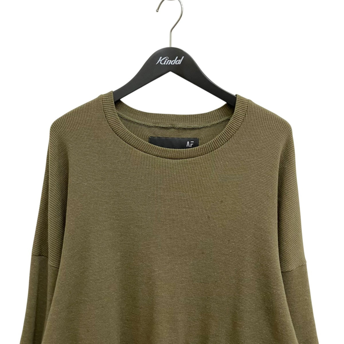 レイヤードクルーネックトップロングスリーブTシャツ