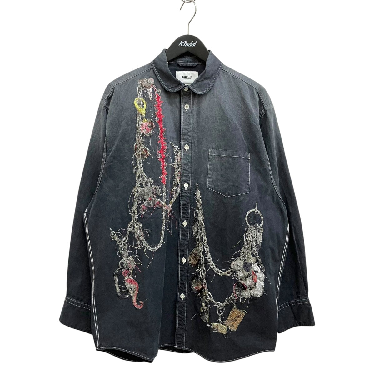 25AWEMBROIDERED CHAIN SHIRT長袖シャツ25AW42SH162