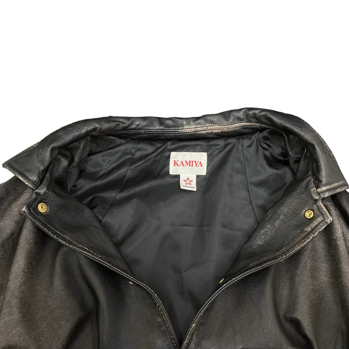 25AWDistressed Leather Coach JaketレザージャケットG15BL011