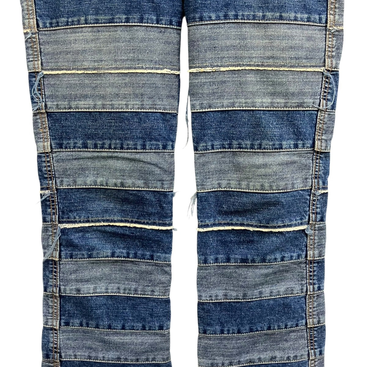 KINKY JEANS ツギハギ加工 ウミヘビデニムデニムパンツ2AP-9631