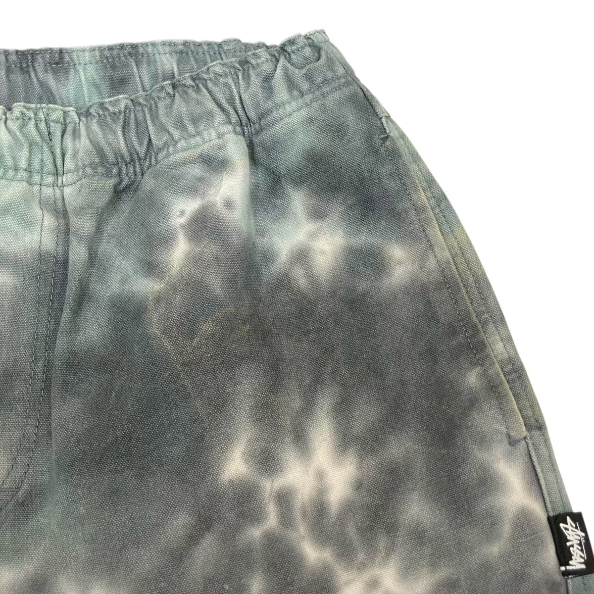 DYED CANVAS BEACH PANTカモフラージュ柄イージーパンツ116579