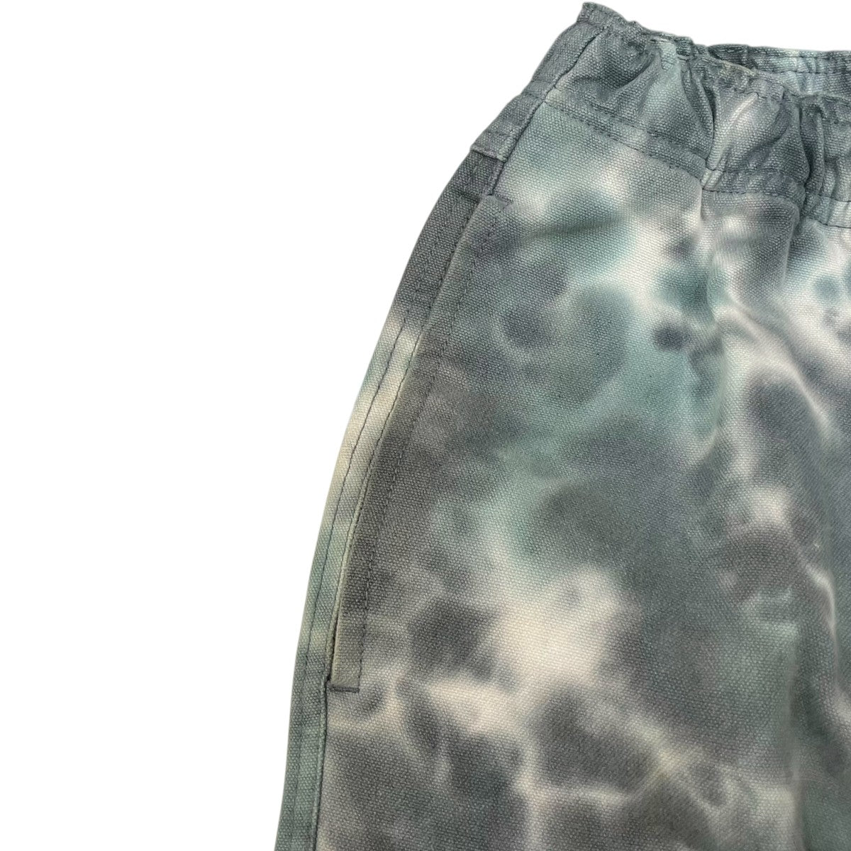 DYED CANVAS BEACH PANTカモフラージュ柄イージーパンツ116579