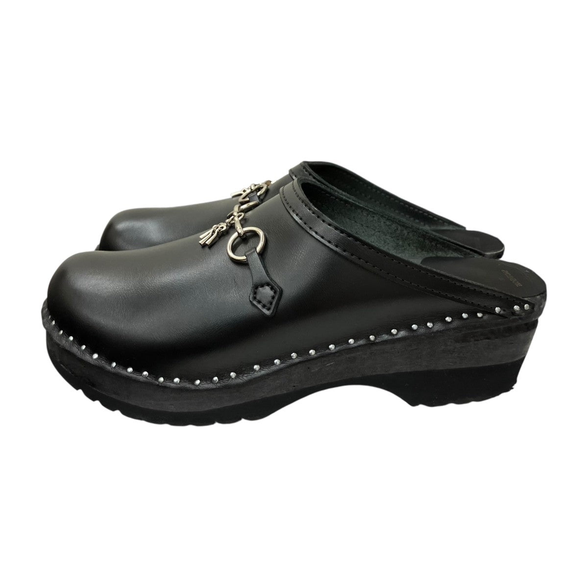Swedish Clog Tassel Bitサンダル