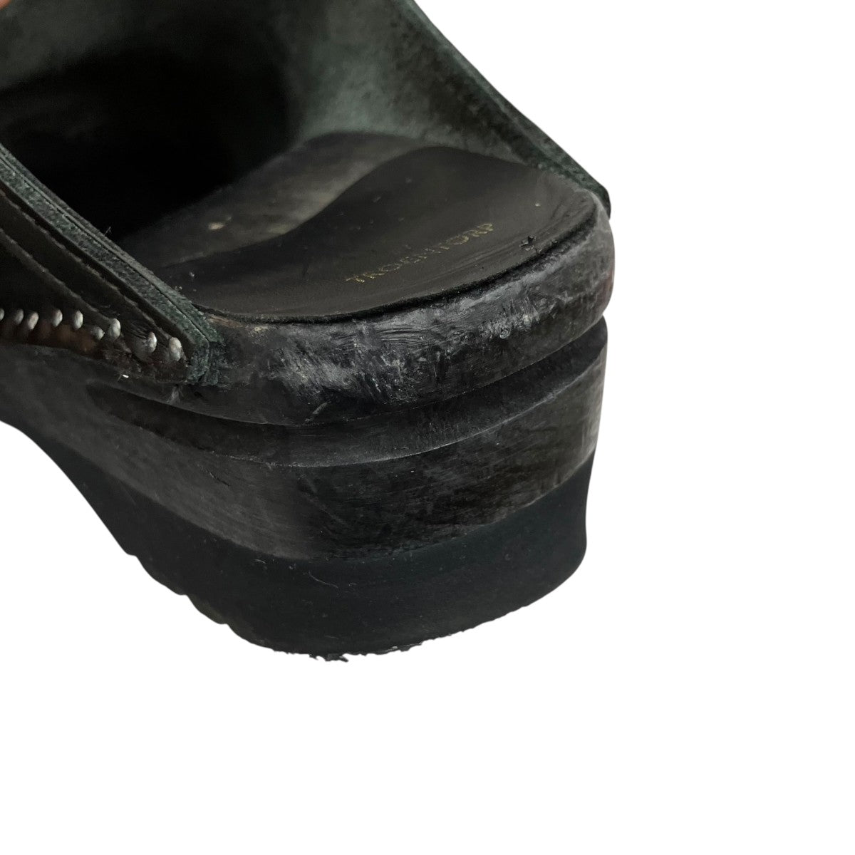 Swedish Clog Tassel Bitサンダル