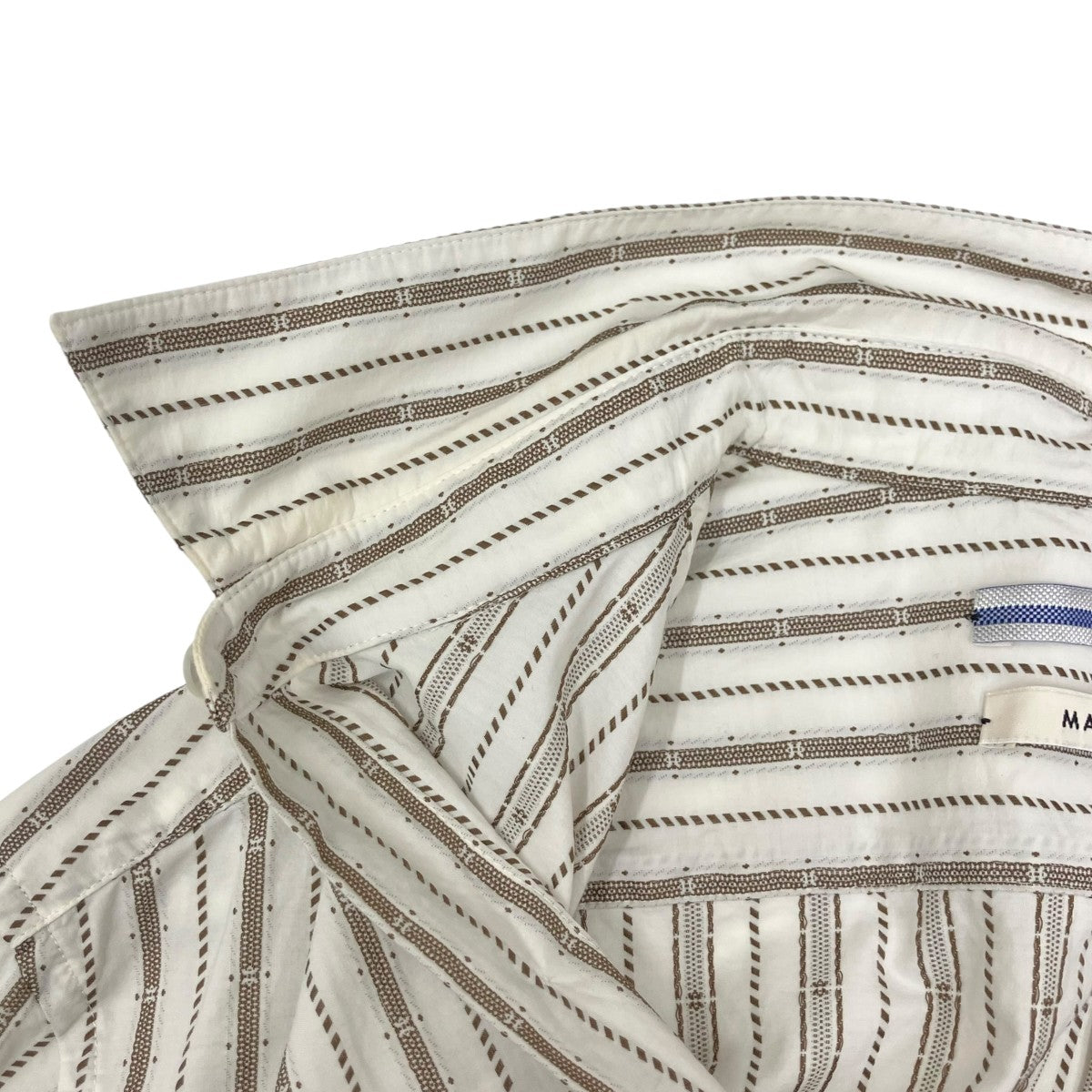 Cristaseya OVERSIZED CLASSIC COLLARストライプシャツ 古着・中古-7枚目のアイテム画像
