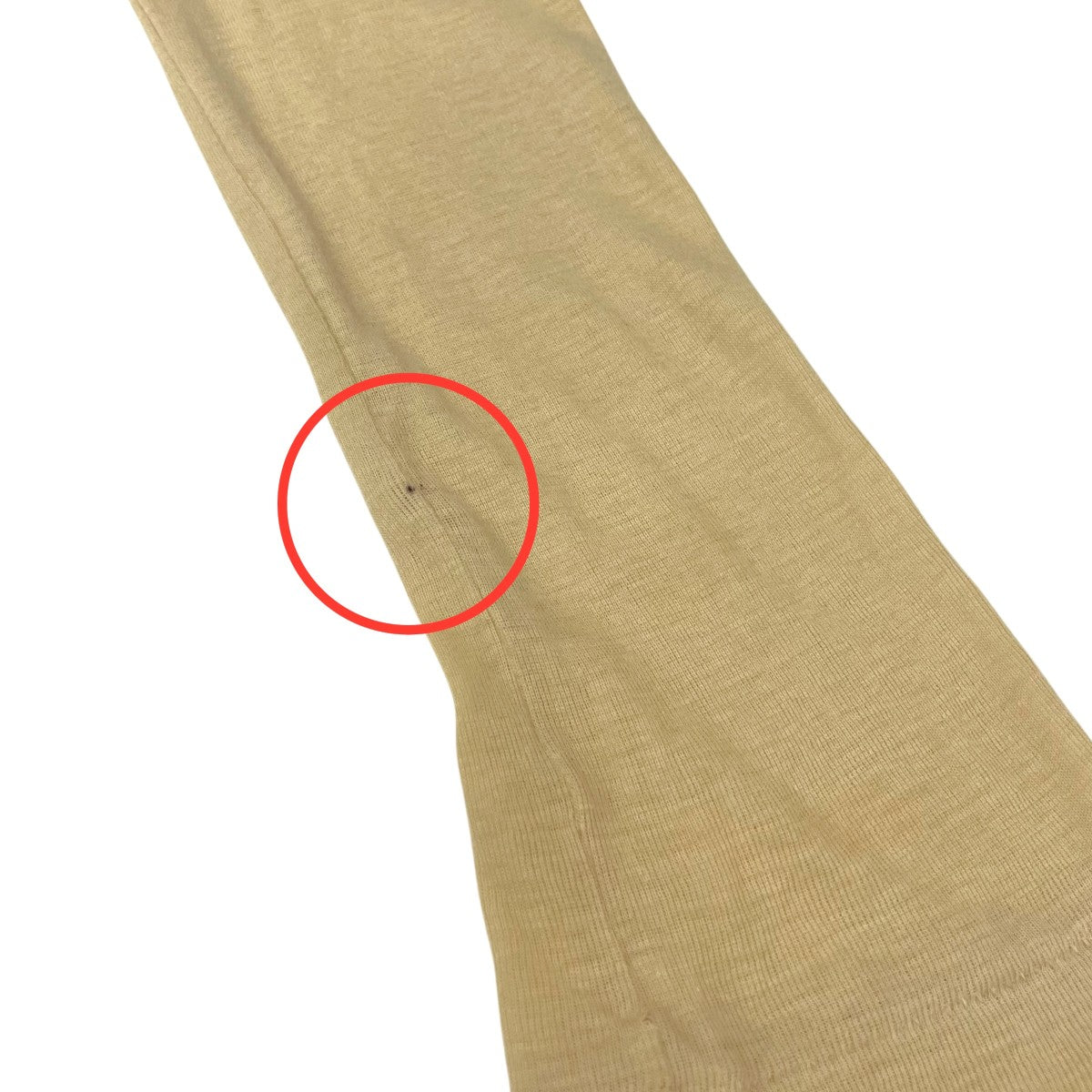 AURALEE SUPER HIGH GAUGE SHEER RIB L S TEEシアーカットソーA24SP02HF 古着・中古-4枚目のアイテム画像