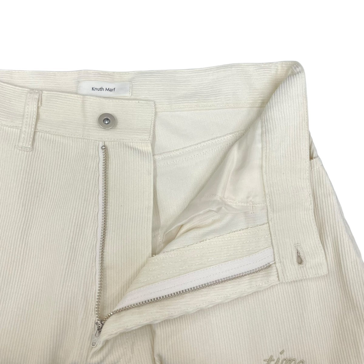 embroidered corduroy pantsコーデュロイパンツKM25AN06