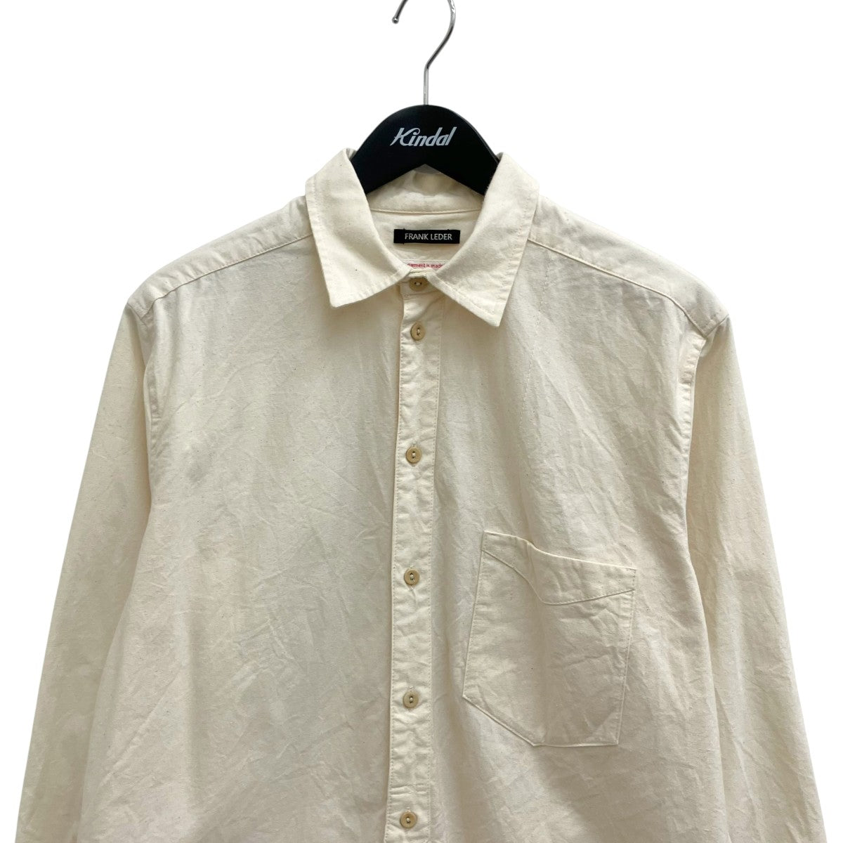 FRANK LEDER 60sVINTAGE BEDSHEET長袖シャツ0916011 古着・中古-3枚目のアイテム画像