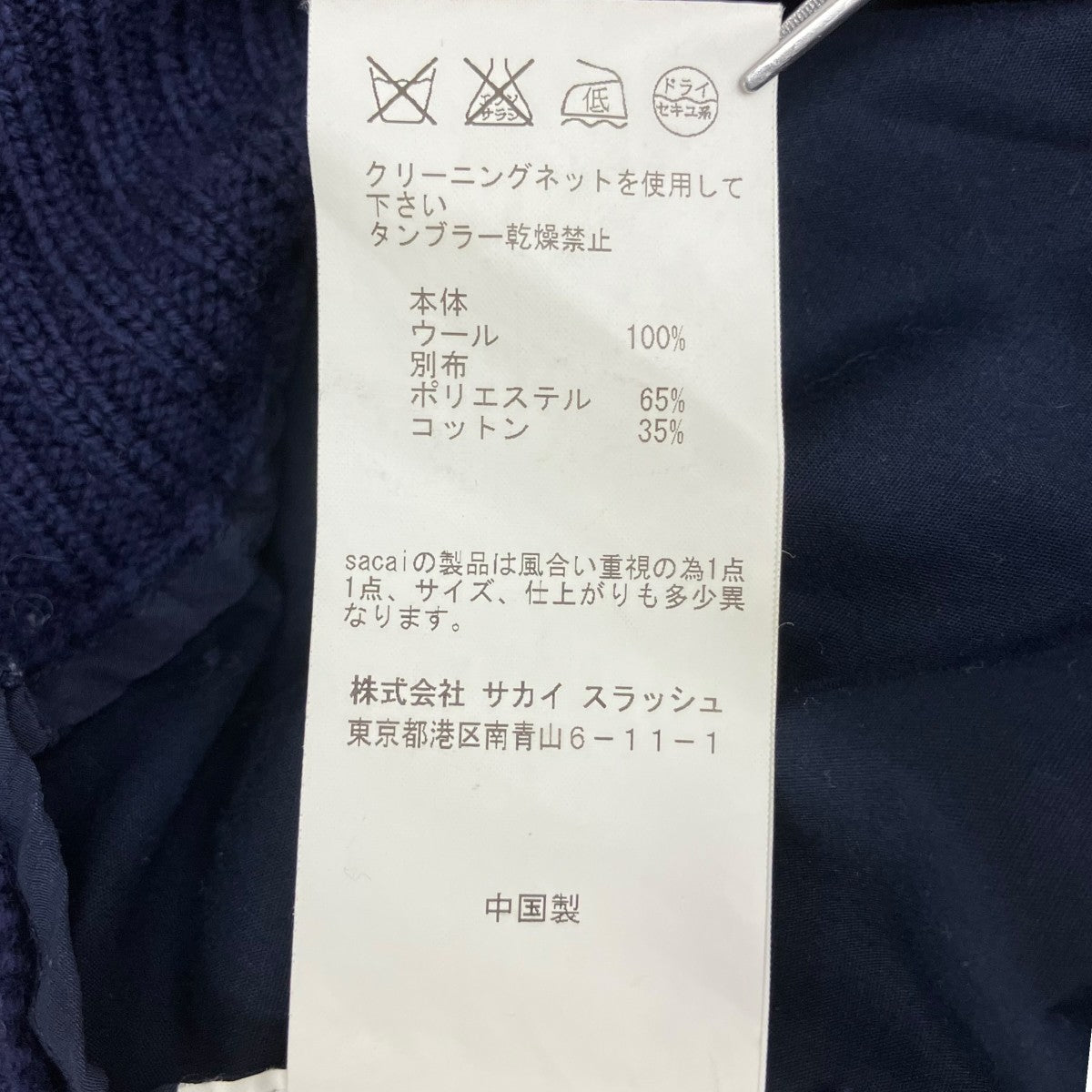 sacai luck Vネックニット15AWLU1048 古着・中古-10枚目のアイテム画像