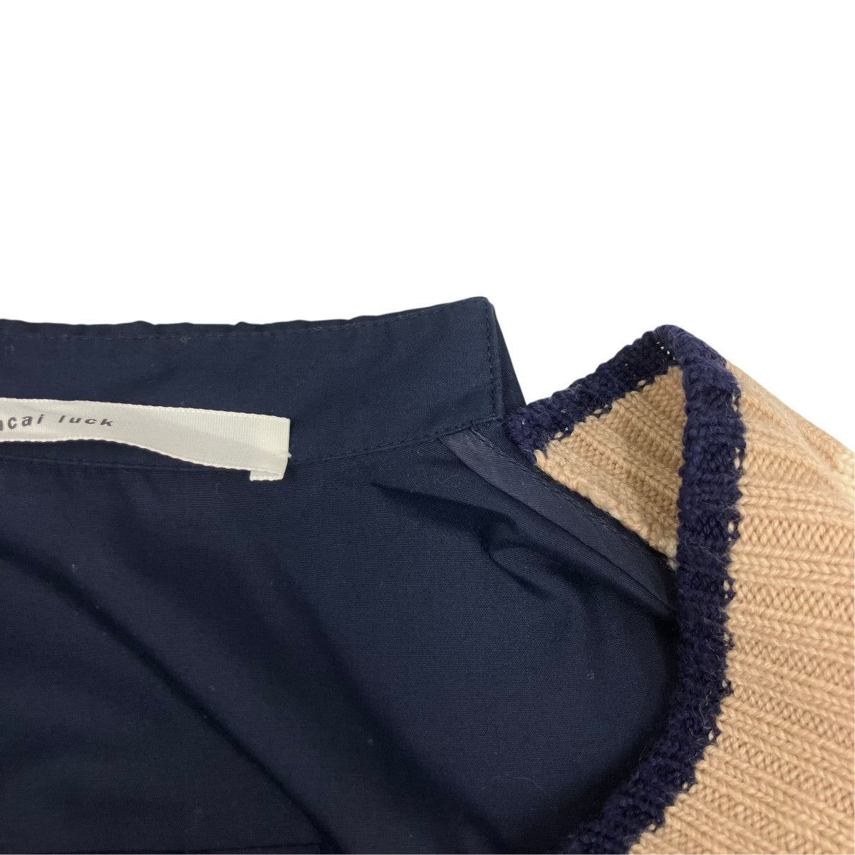 sacai luck Vネックニット15AWLU1048 古着・中古-7枚目のアイテム画像