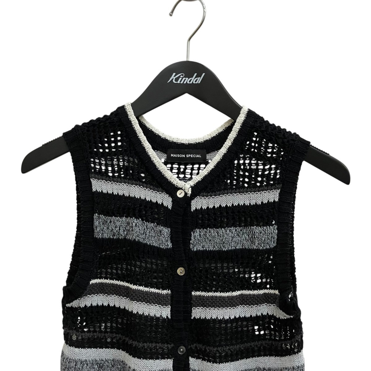 2way Multi Border Tank Topニットベスト21251365707