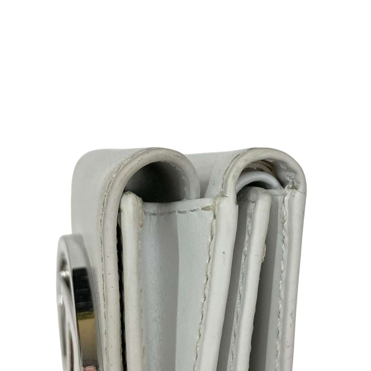 Tri-fold wallet in leather3つ折り財布X09887