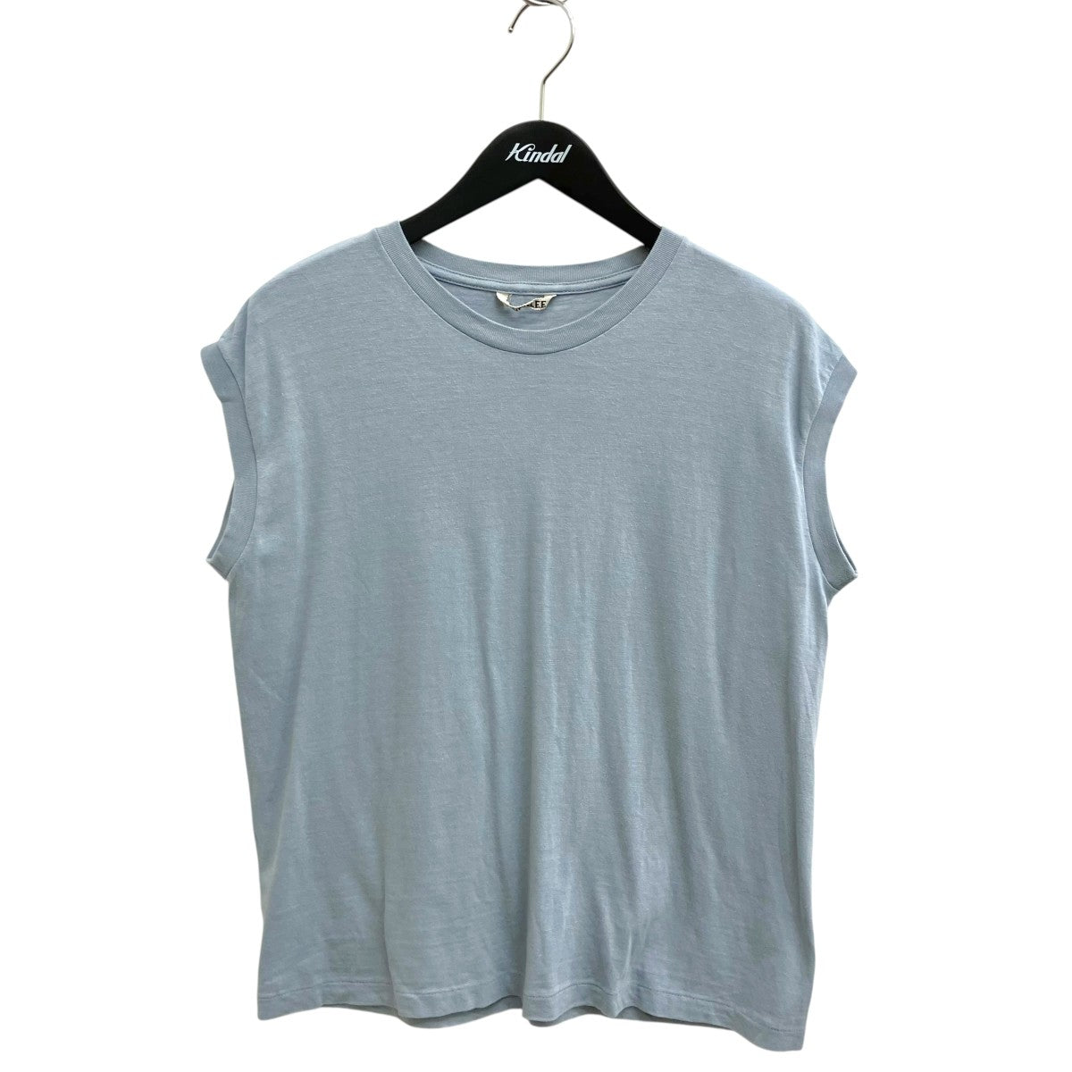 AURALEE SEAMLESS CREW NECK SLEEVELESSノースリーブTシャツA8ST07ST 古着・中古-1枚目のアイテム画像