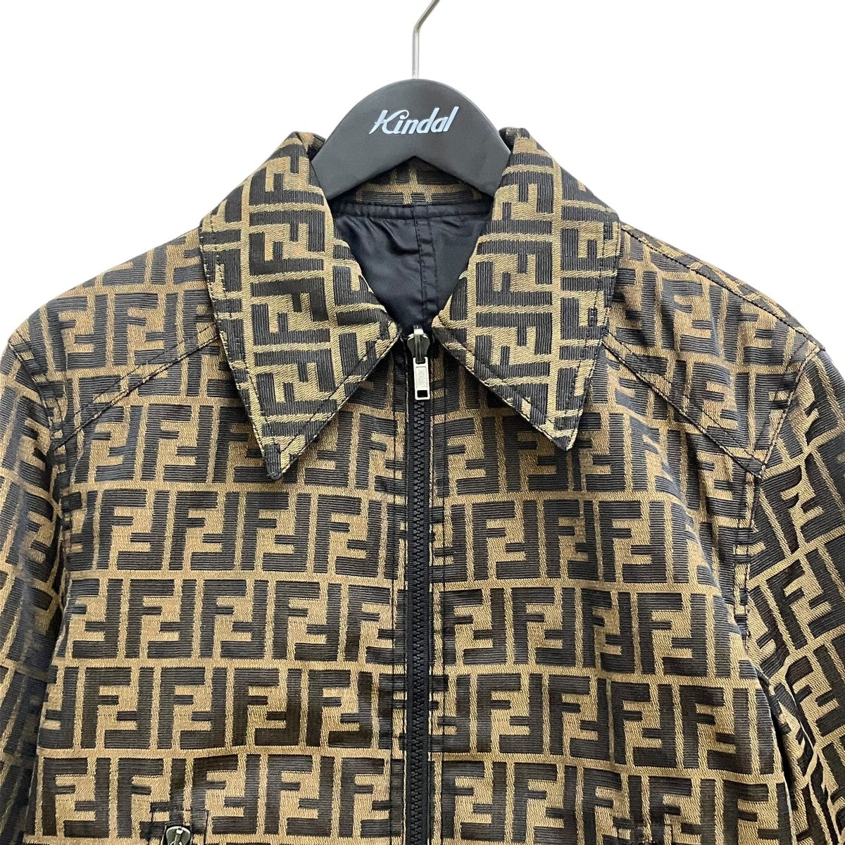 FENDI ズッカ柄リバーシブルジャケット 古着・中古-3枚目のアイテム画像
