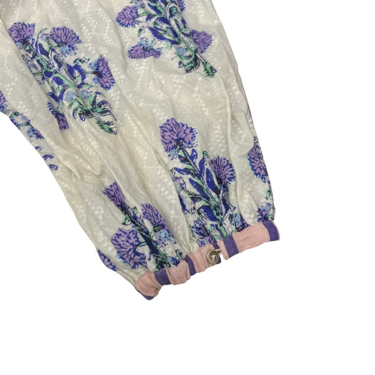 COTTON JQD MARIGOLD PRINT花柄長袖ワンピース010441GH1