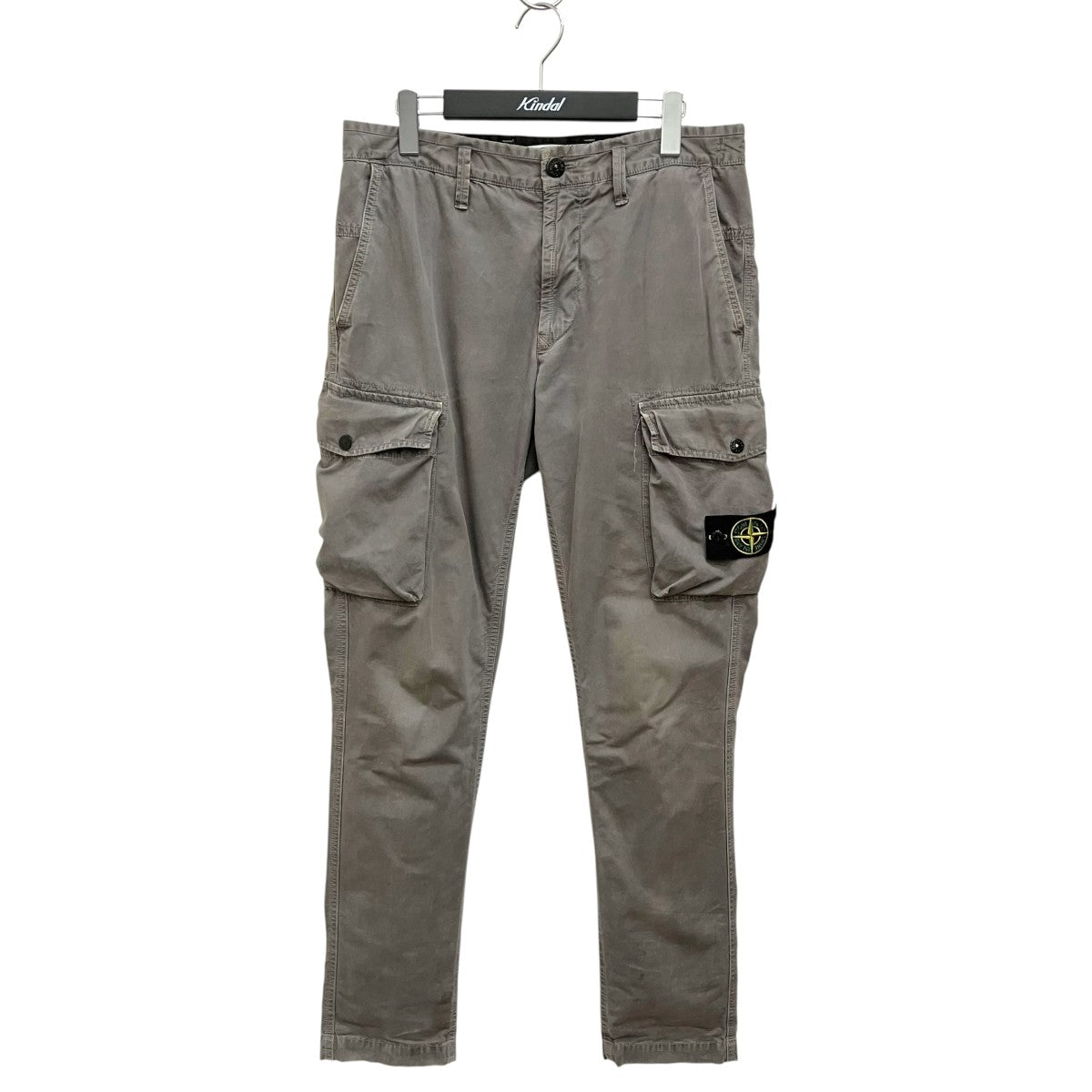 STONE ISLAND BRUSHED COTTON CANVAS OLD EFFECT CARGO PANTSパンツ7215318WA 古着・中古-1枚目のアイテム画像
