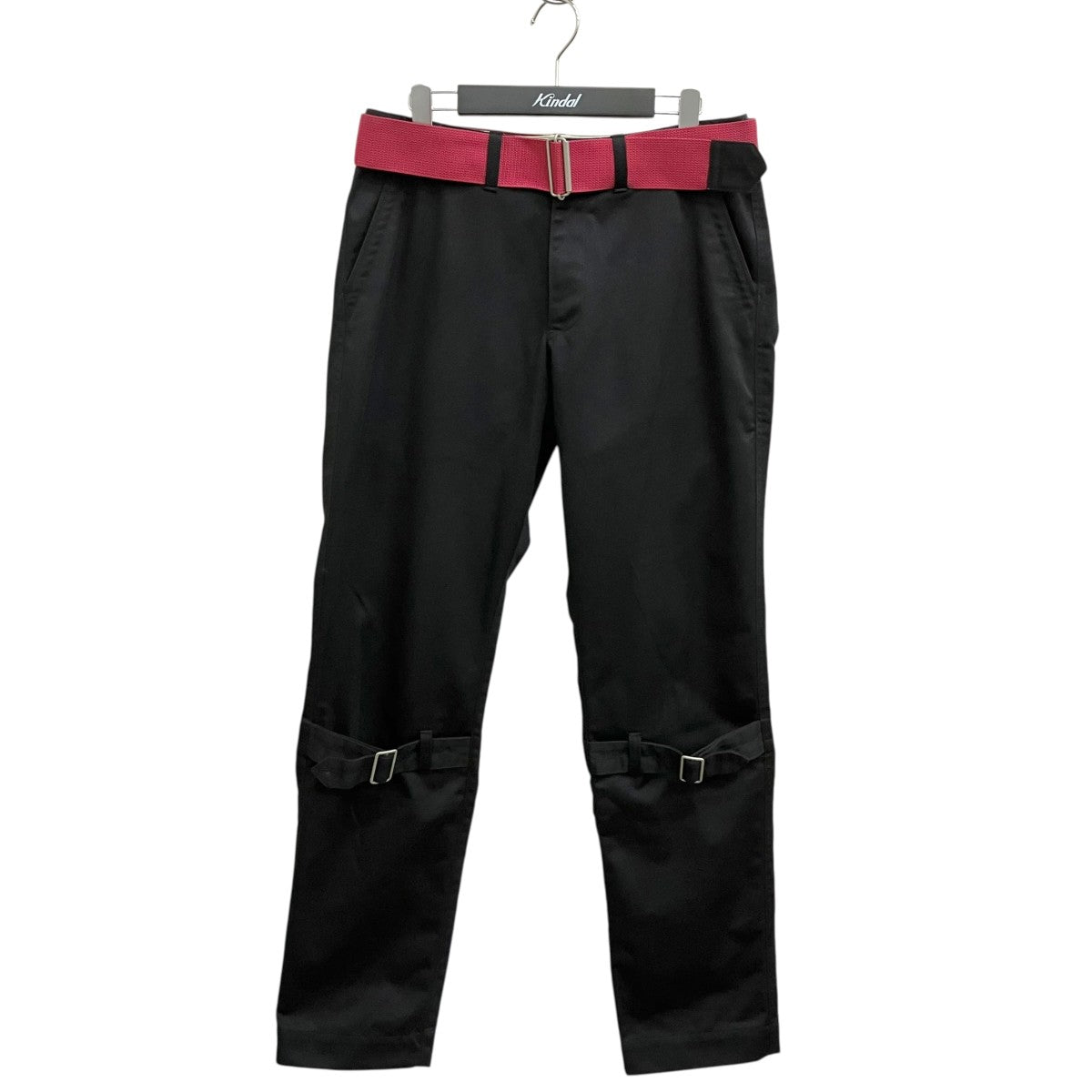 25AW T Cツイルベルト付ストラップパンツ UP2E4503