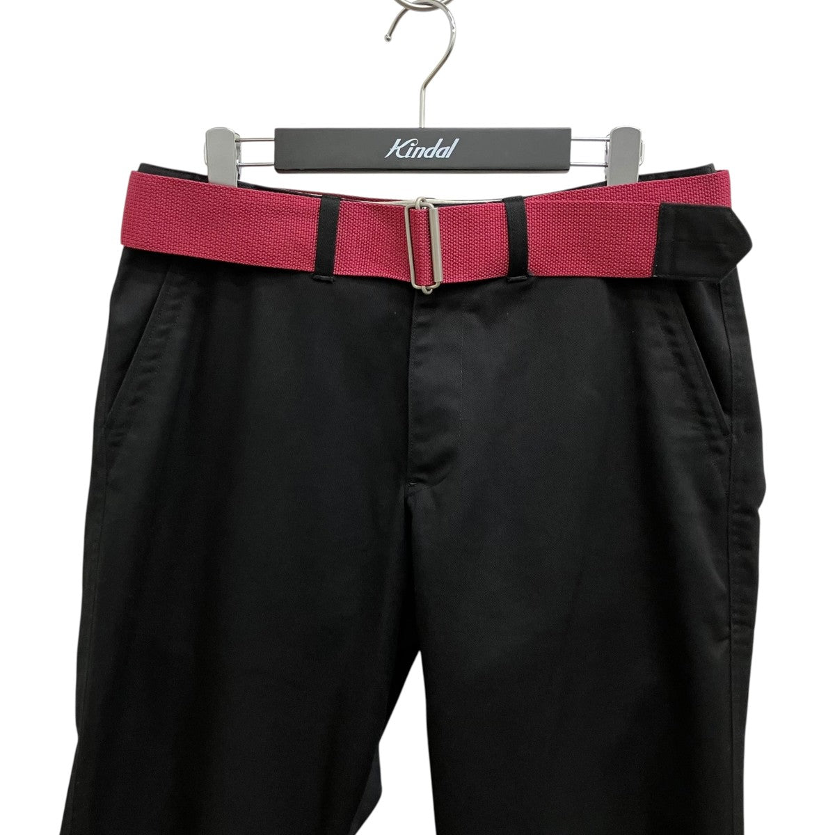25AW T Cツイルベルト付ストラップパンツ UP2E4503
