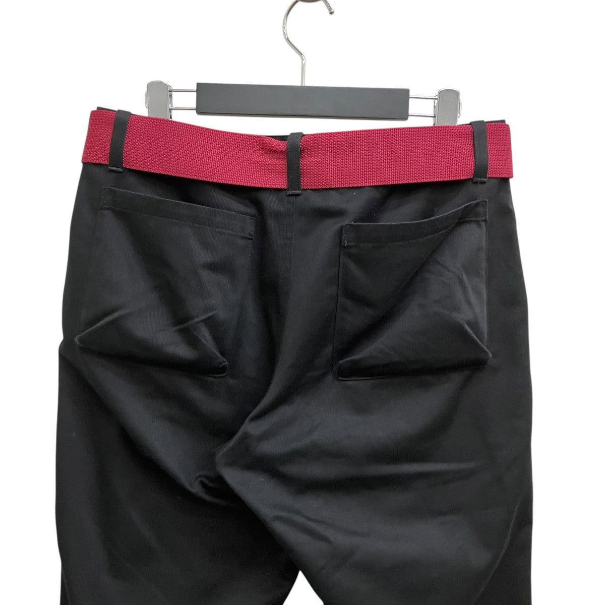 25AW T Cツイルベルト付ストラップパンツ UP2E4503