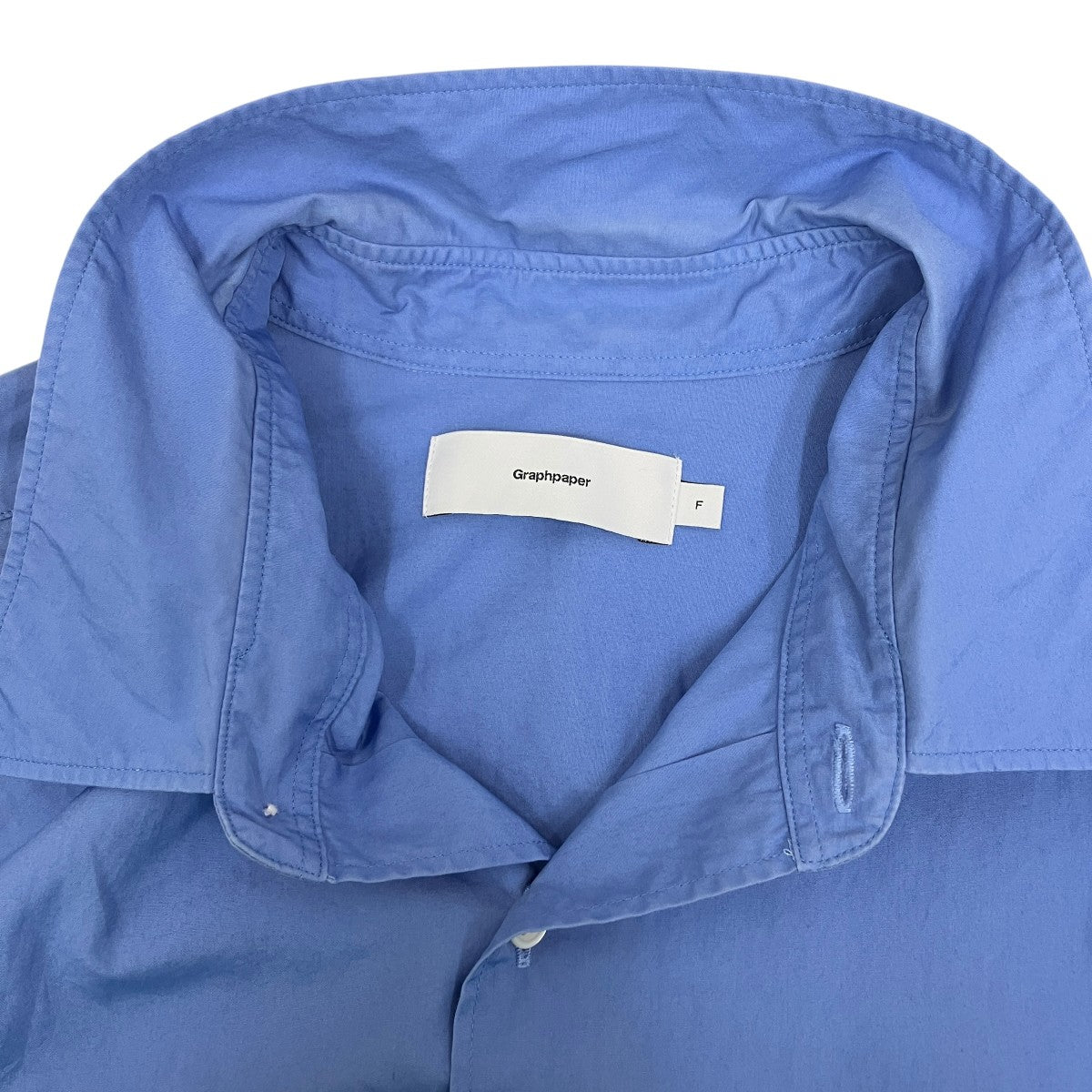Broad Oversized L S Regular Collar Shirt長袖シャツGM214-50013