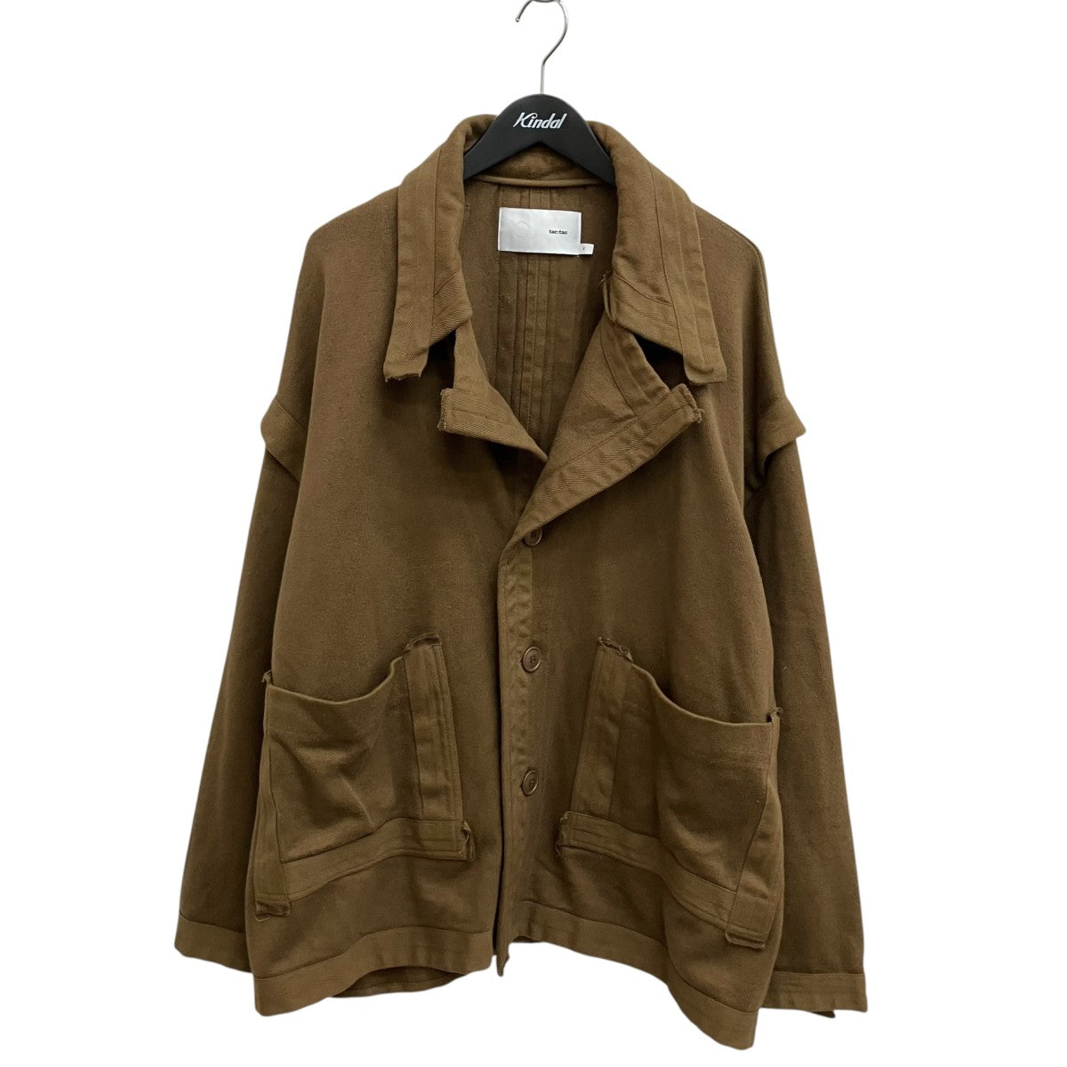 COTTON SILK JERSEY PIPING JACKETジャケットTA23JD036
