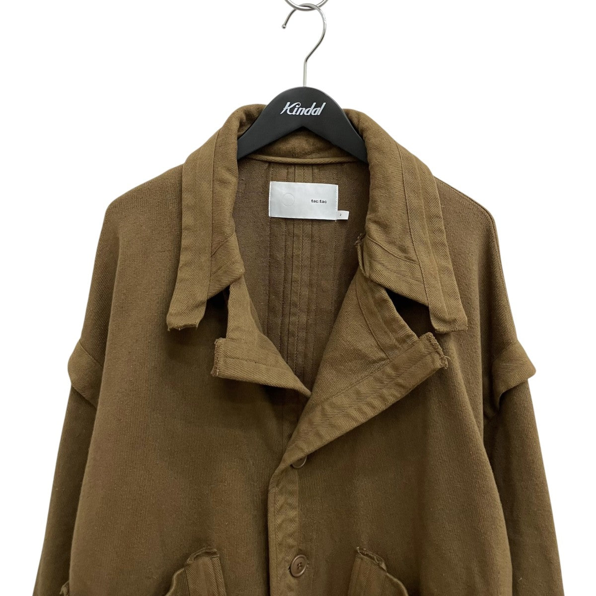 COTTON SILK JERSEY PIPING JACKETジャケットTA23JD036