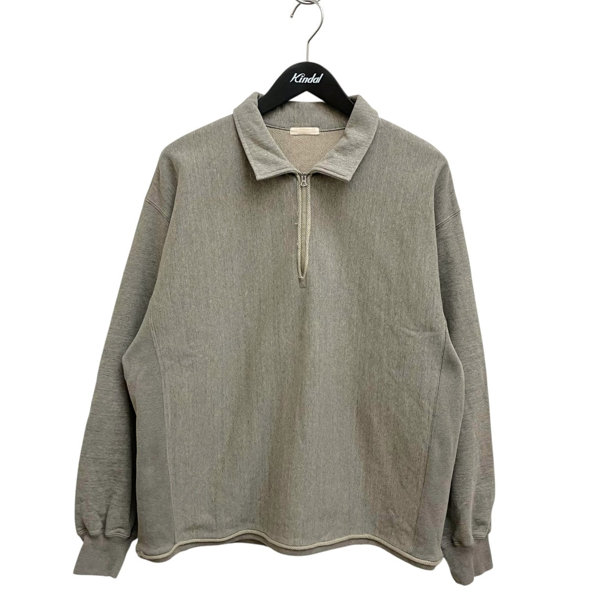 FADED SILKY TERRY RW HALF ZIP P OハーフジップスウェットULCS89-KA125