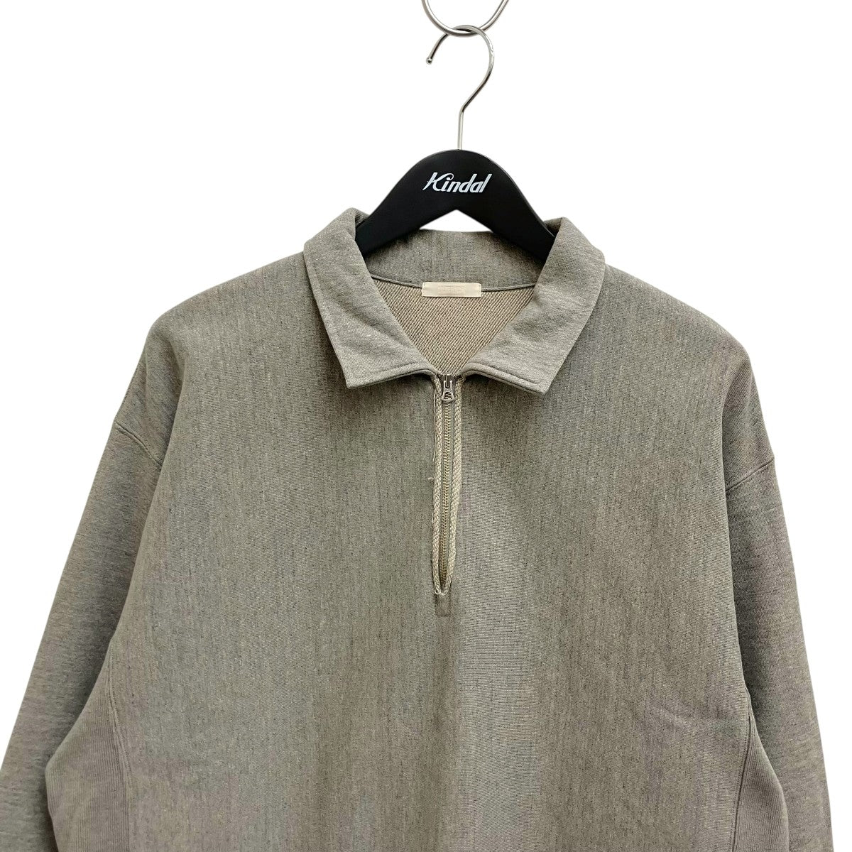 FADED SILKY TERRY RW HALF ZIP P OハーフジップスウェットULCS89-KA125