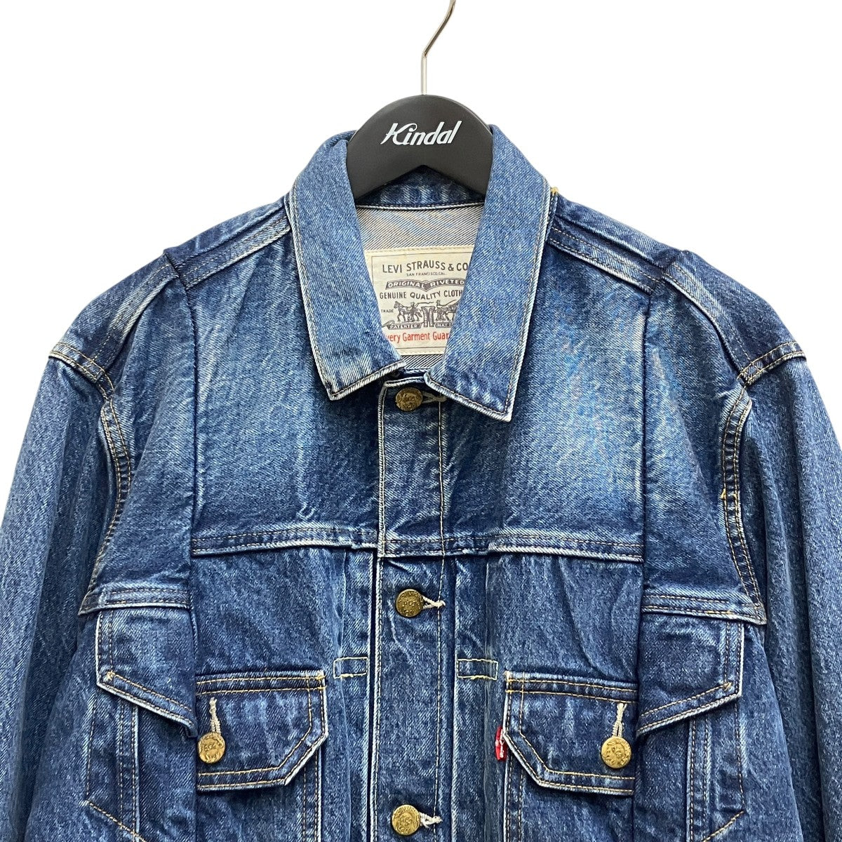 LEVI’S×sacai 25SS ダブルネームドッキングデニムジャケット 25-03708M 古着・中古-3枚目のアイテム画像