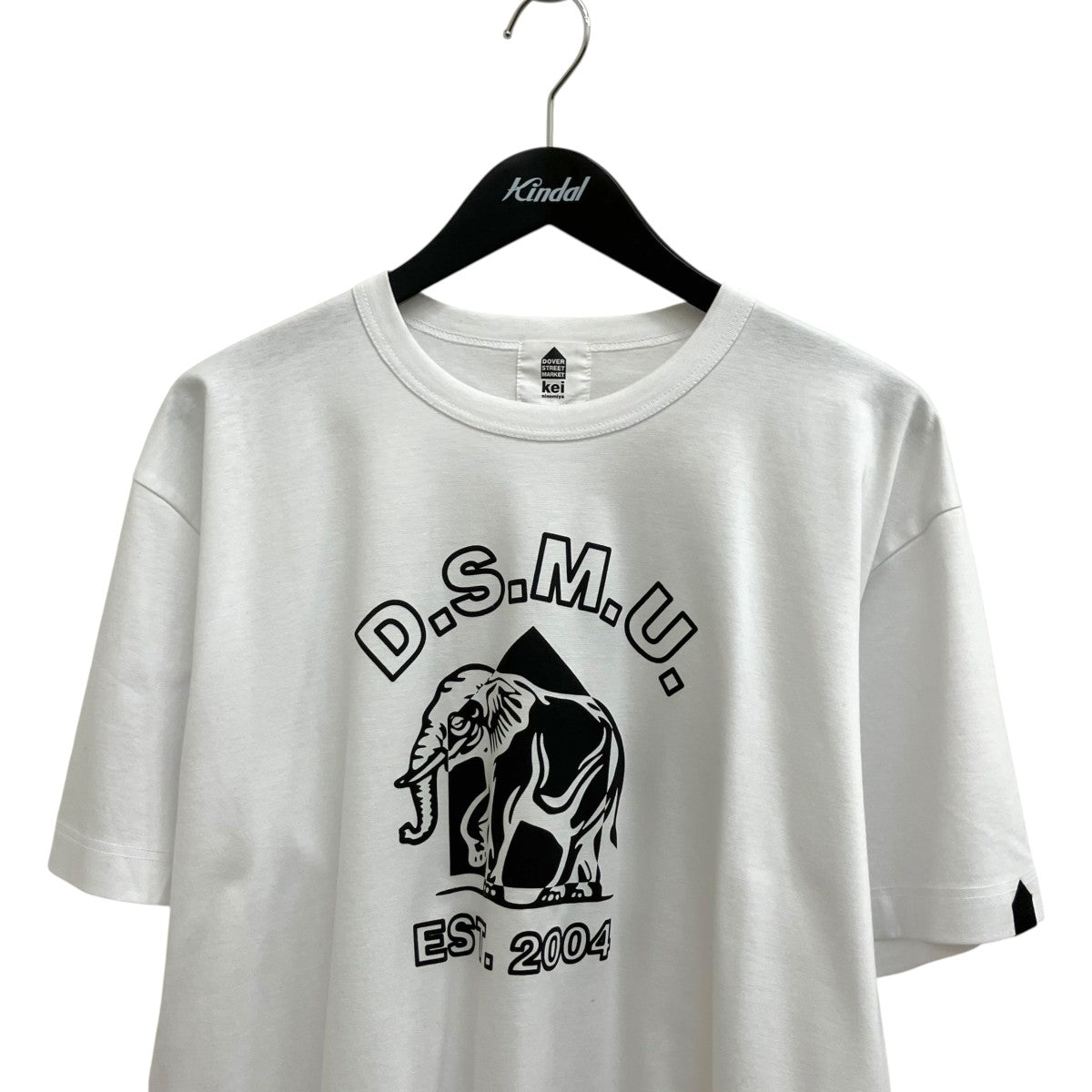 noir kei ninomiya×DOVER STREET MARKET SS T-SHIRT ”D．S．M．U” COTTON PONTE半袖カットソーDSM01 古着・中古-3枚目のアイテム画像