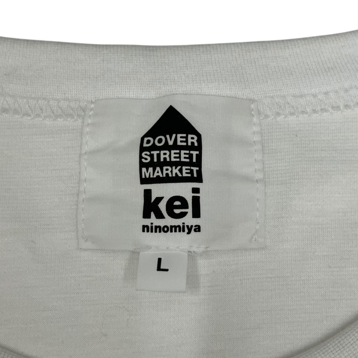noir kei ninomiya×DOVER STREET MARKET SS T-SHIRT ”D．S．M．U” COTTON PONTE半袖カットソーDSM01 古着・中古-6枚目のアイテム画像