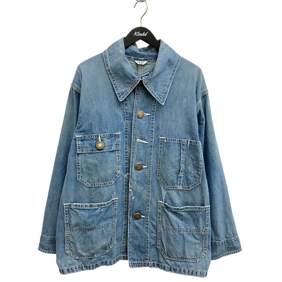 25SSJUVENILE COVERALL WASHEDカバーオールJ0048