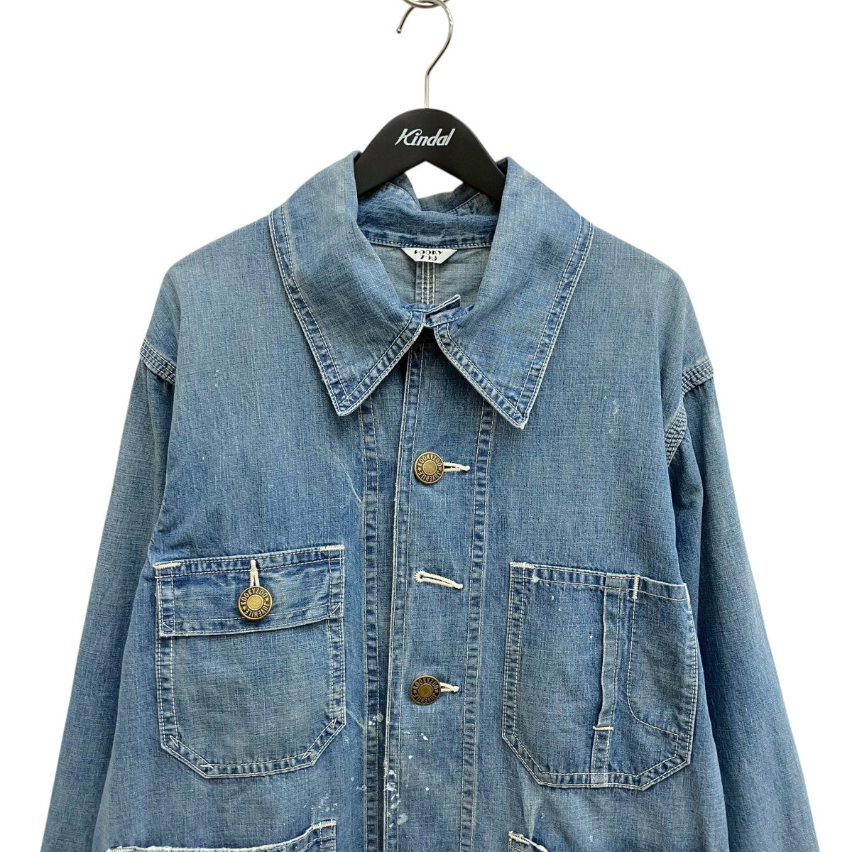 25SSJUVENILE COVERALL WASHEDカバーオールJ0048