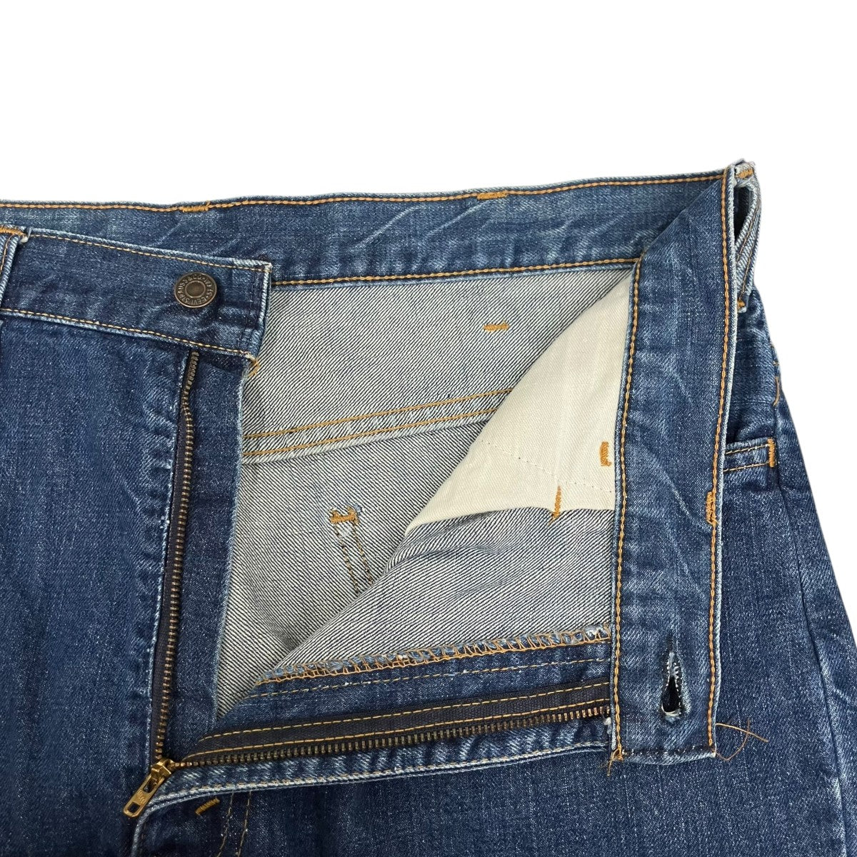 70s-42TALON オレンジタブ スモールeデニムパンツ