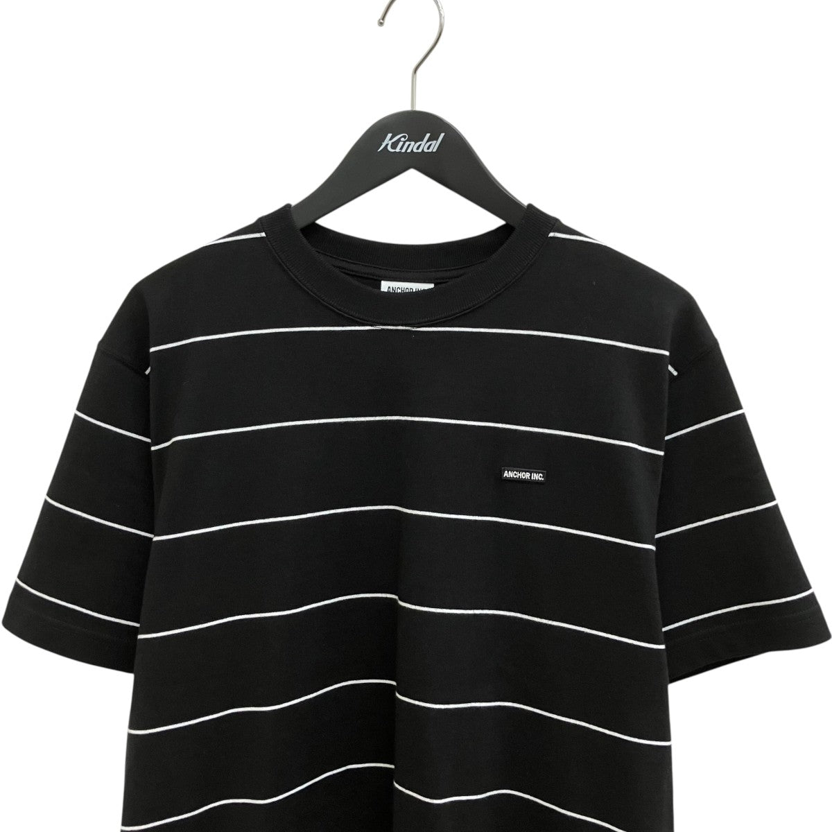 ANCHOR INC． BOLD LOGO PATCHED STRIPED TEE半袖Tシャツ 古着・中古-3枚目のアイテム画像