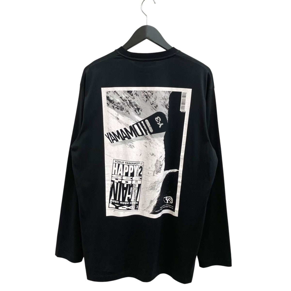 Y-3 ロングスリーブTシャツ16C001 古着・中古-2枚目のアイテム画像