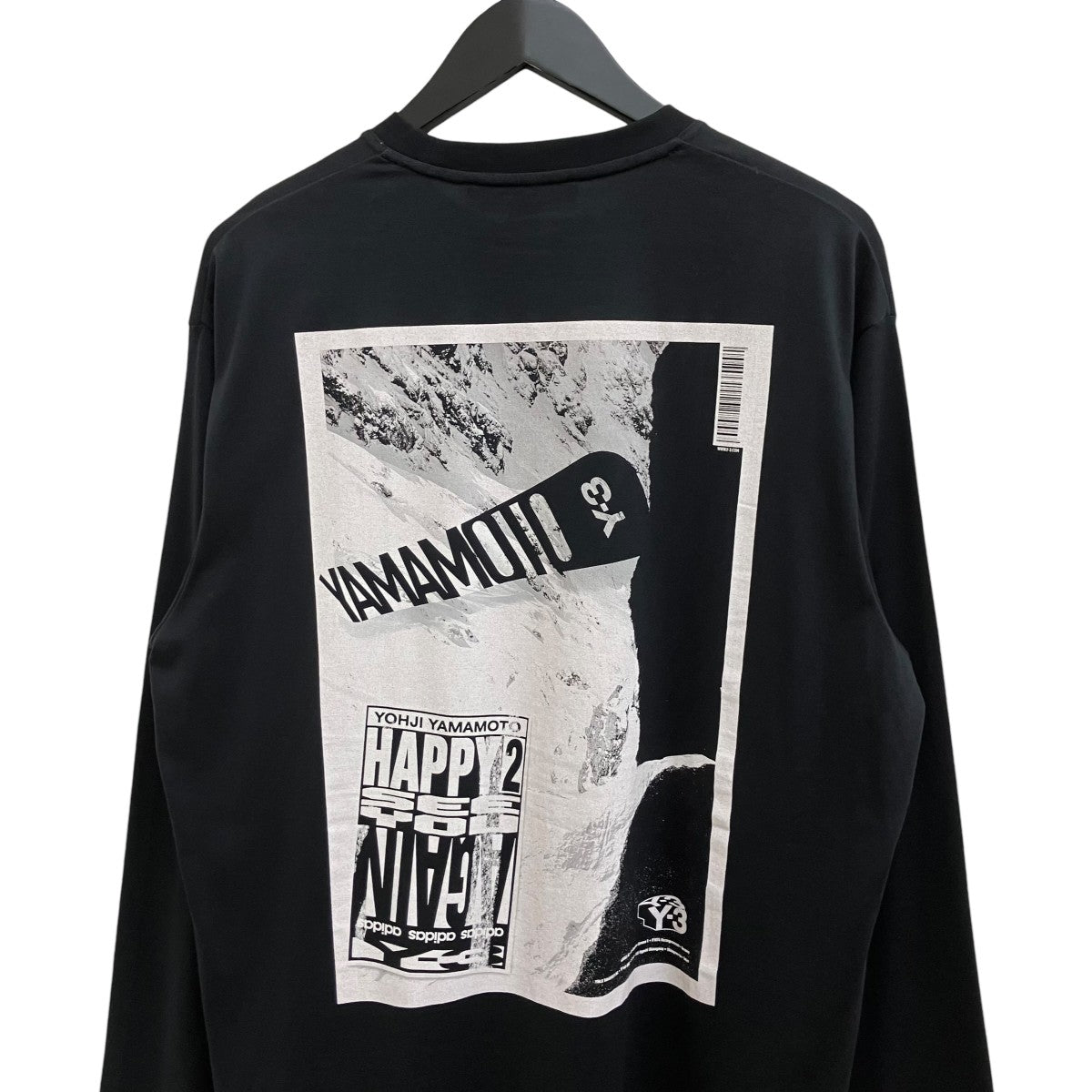 Y-3 ロングスリーブTシャツ16C001 古着・中古-4枚目のアイテム画像