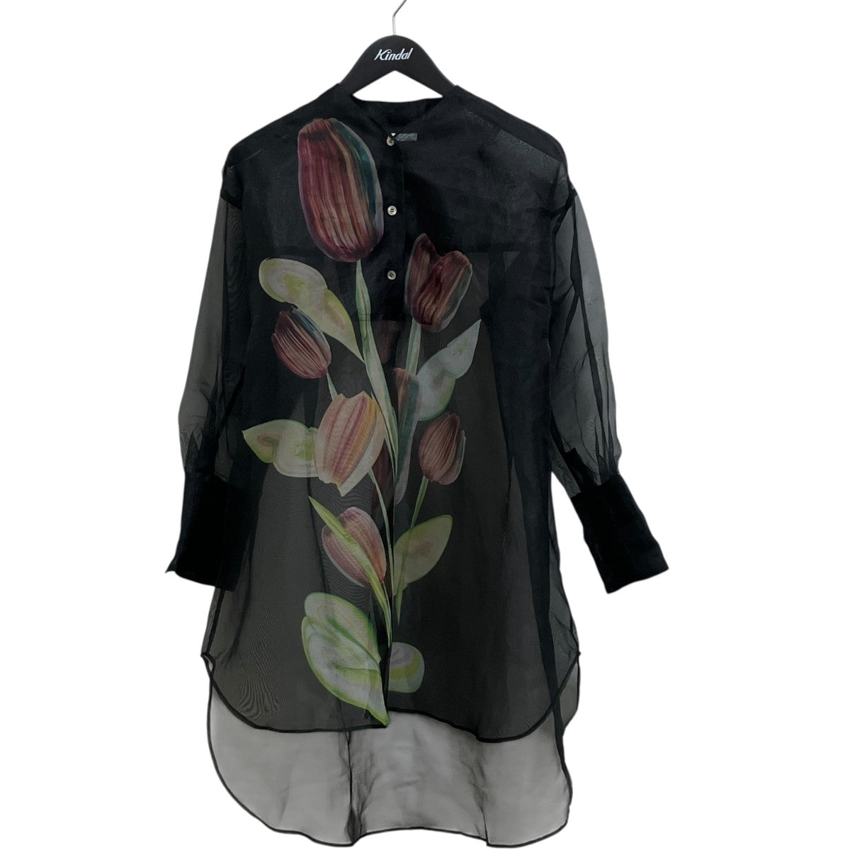 Printed Sheer PulloverブラウスTLM41FJ007