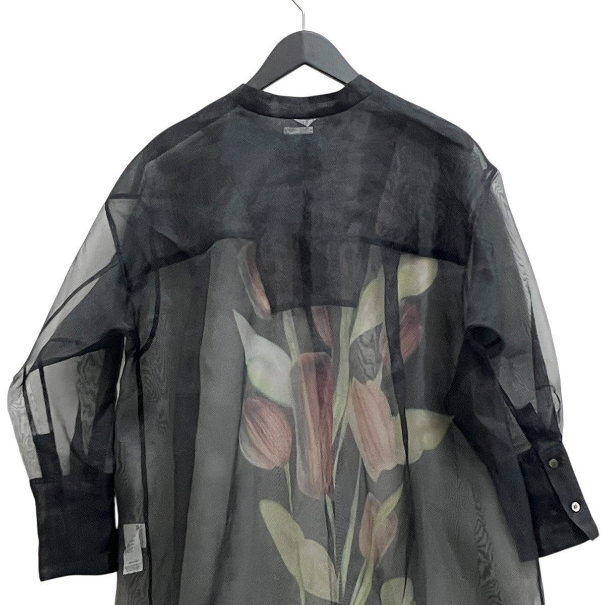 Printed Sheer PulloverブラウスTLM41FJ007