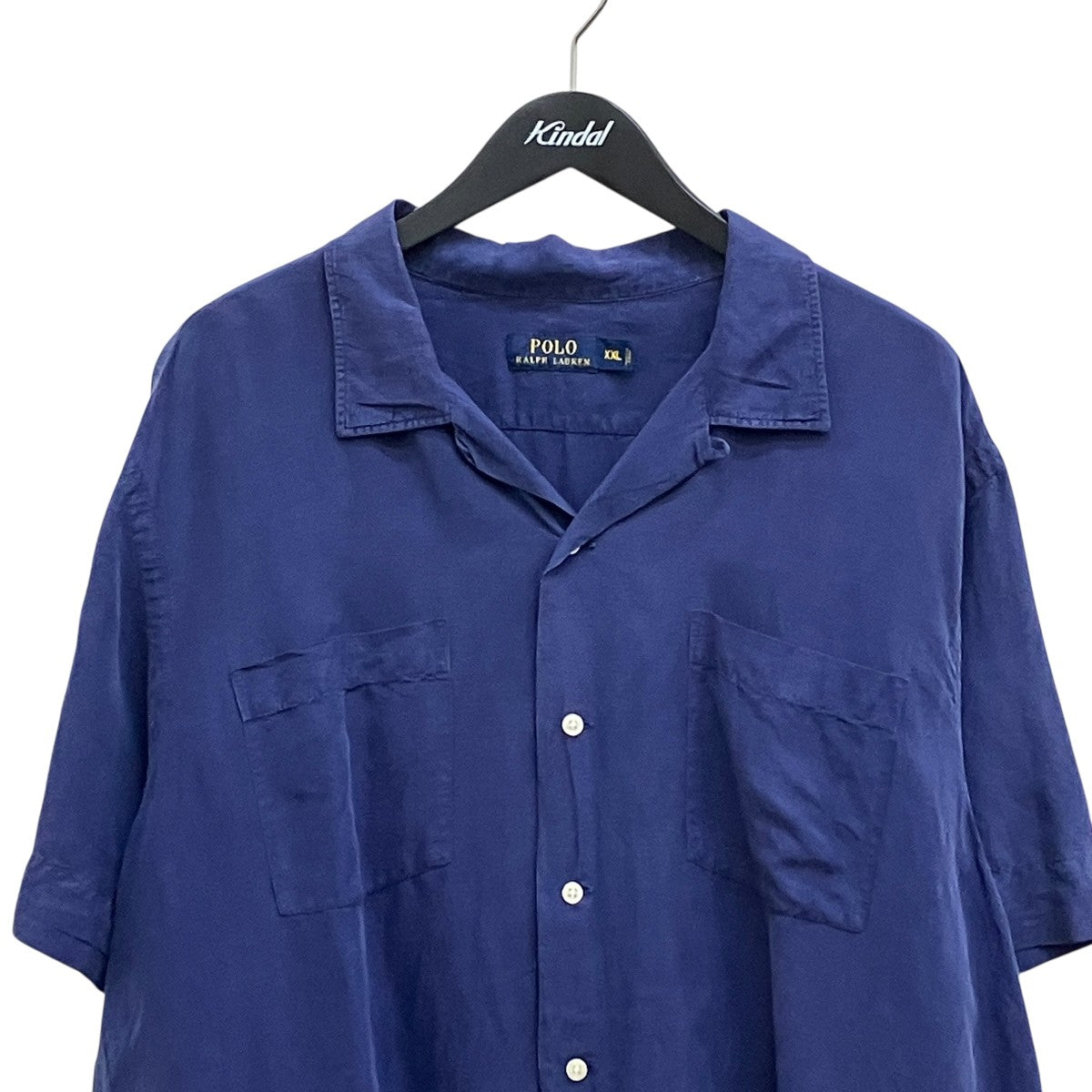 POLO RALPH LAUREN リネン混シャツ 古着・中古-3枚目のアイテム画像