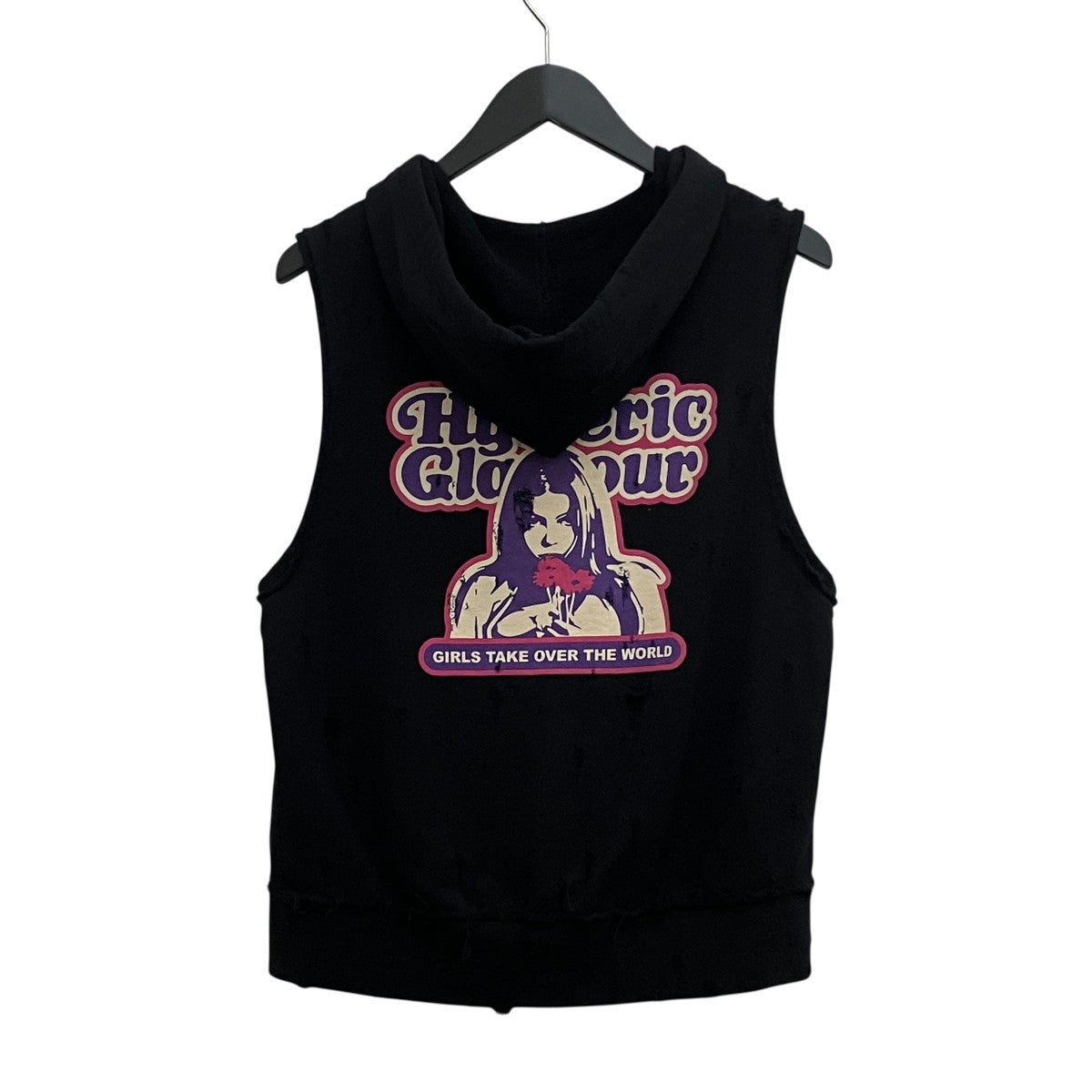 Hysteric Glamour GIRLS TAKE OVERジップベスト01251CF04 古着・中古-2枚目のアイテム画像
