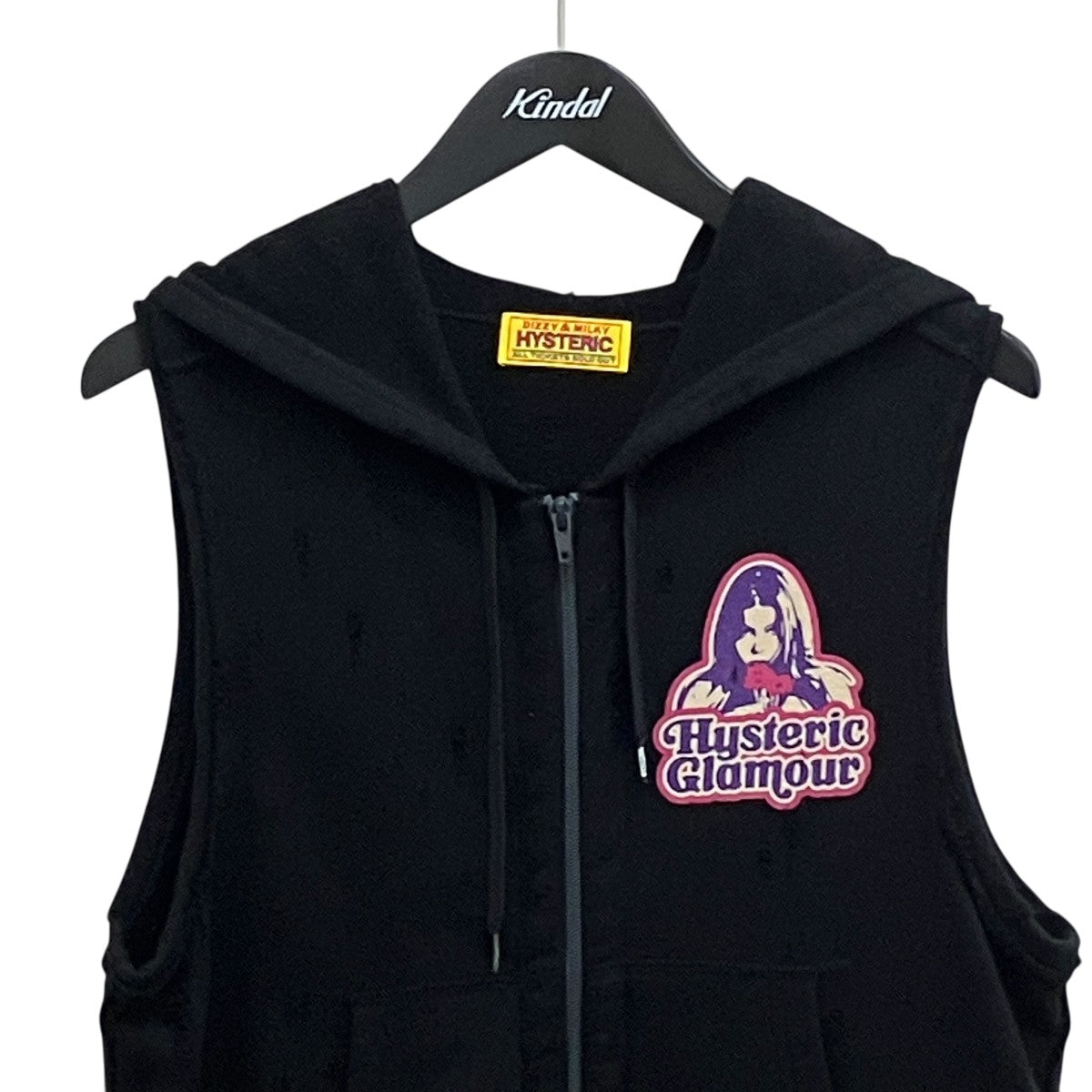 Hysteric Glamour GIRLS TAKE OVERジップベスト01251CF04 古着・中古-3枚目のアイテム画像