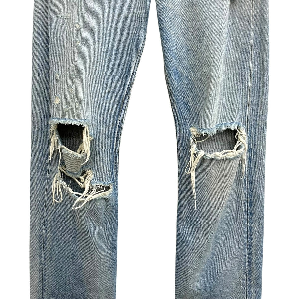 CELINE by Hedi Slimane クラッシュ加工 デニム パンツ N574 033S 08WT 古着・中古-4枚目のアイテム画像