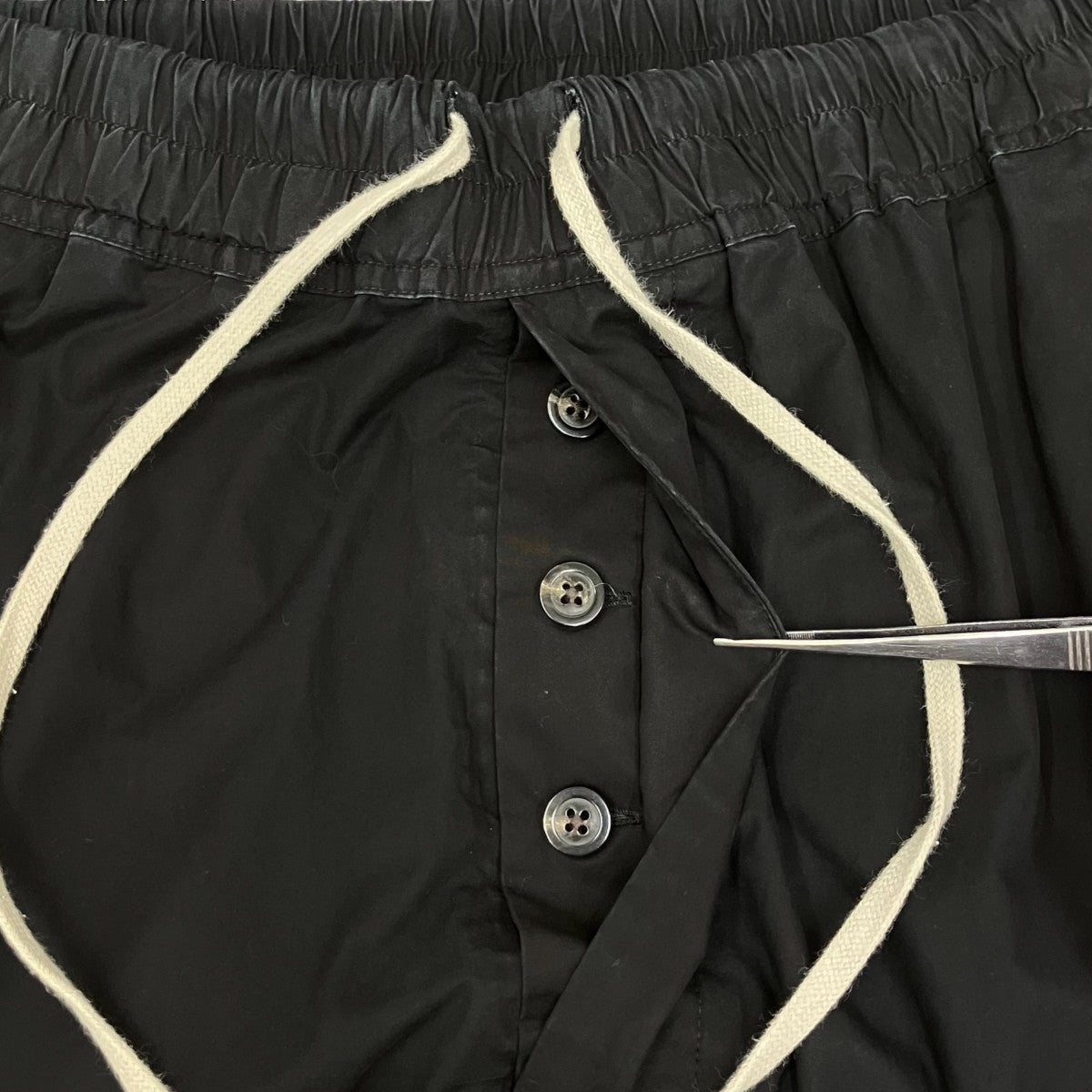 RICK OWENS 22SSPODS SULPHATEサルエルハーフパンツRU01B1384-P 古着・中古-7枚目のアイテム画像