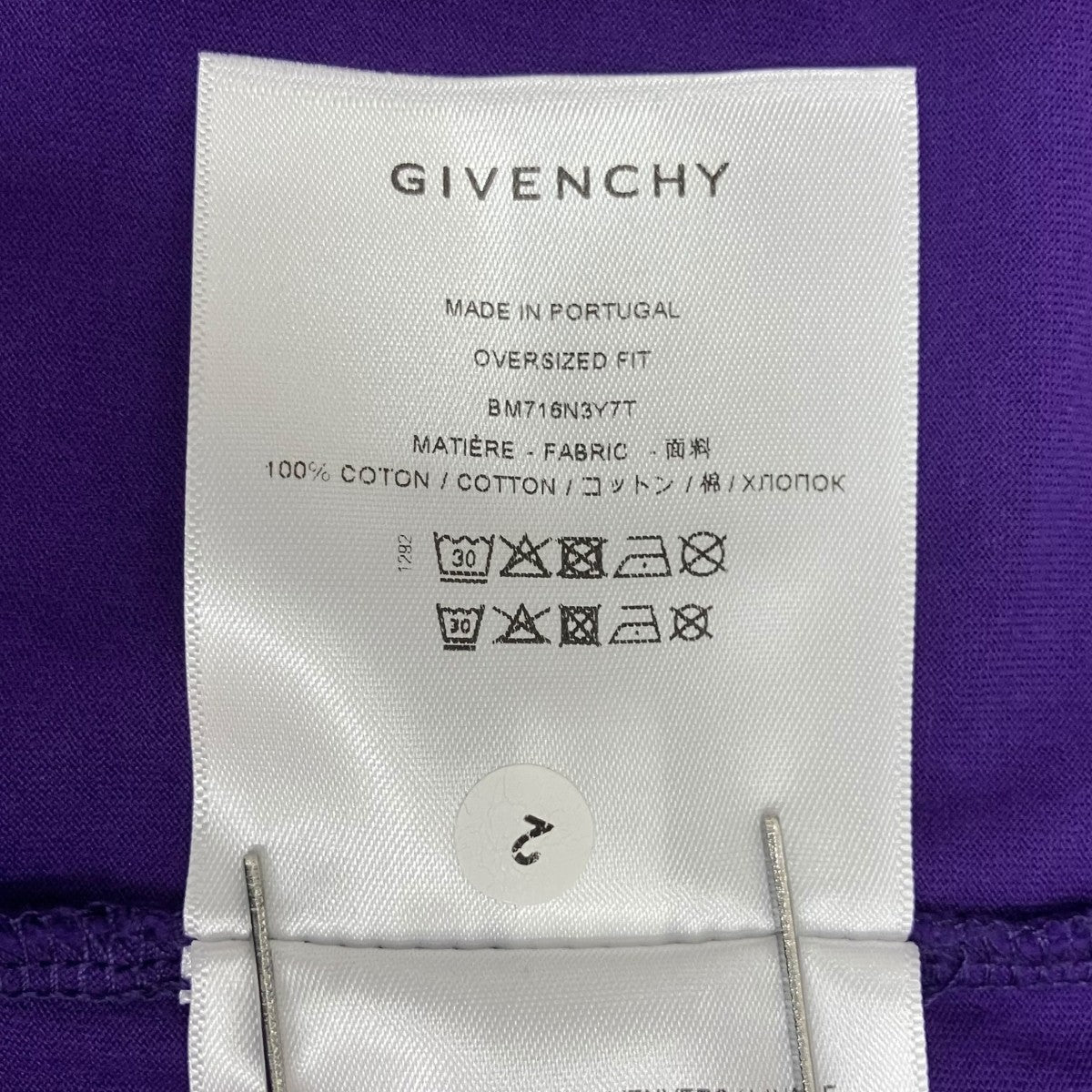 GIVENCHY 半袖TシャツBM716N3Y7T 古着・中古-7枚目のアイテム画像