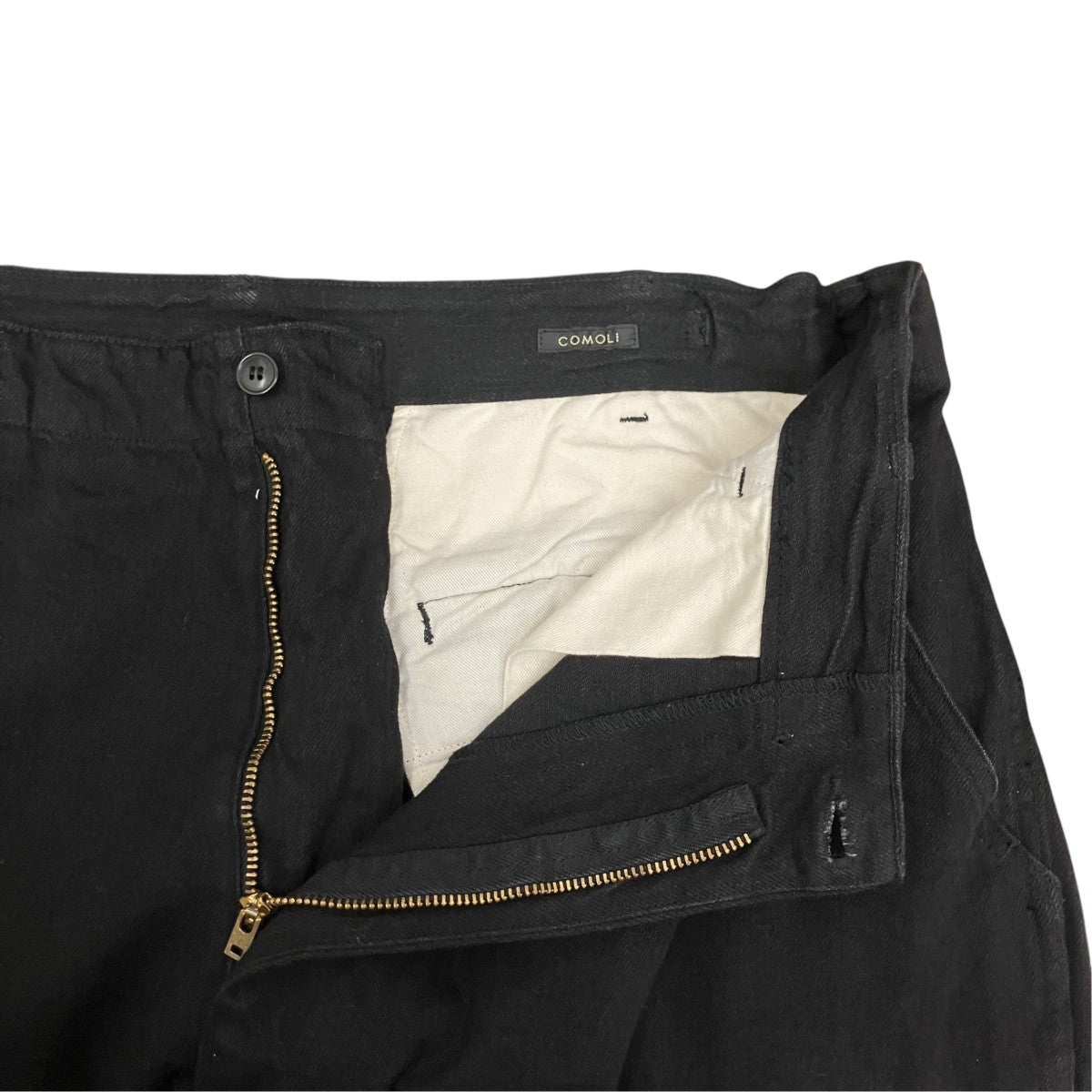 COMOLI(コモリ) ブラックデニム B．D．Uパンツ Z01-03005 Z01-03005
