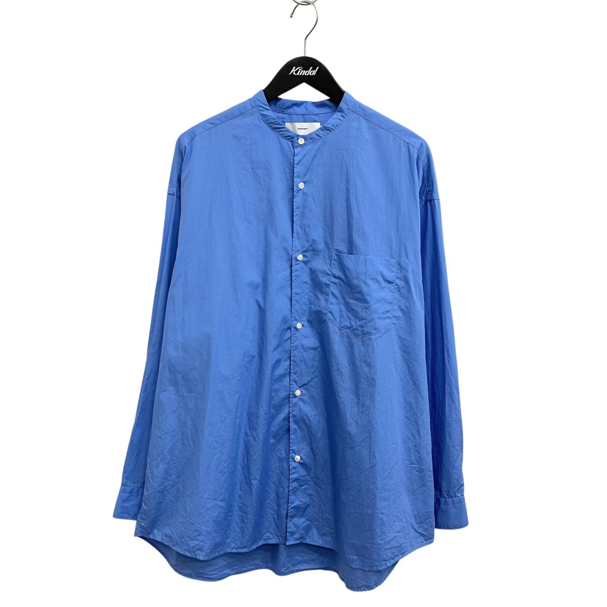 Broad L S Oversized Band Collar ShirtバンドカラーシャツGM261-50002B